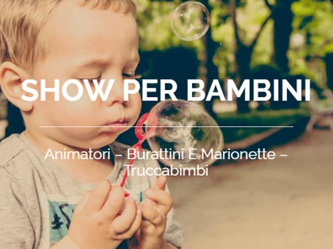 show per bambini - Animatori &ndash; Burattini E Marionette &ndash; Truccabimbi
